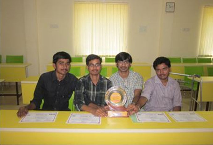 Second Price at SRUJAN 2013 (IEEE event at MANIT Bhopal)