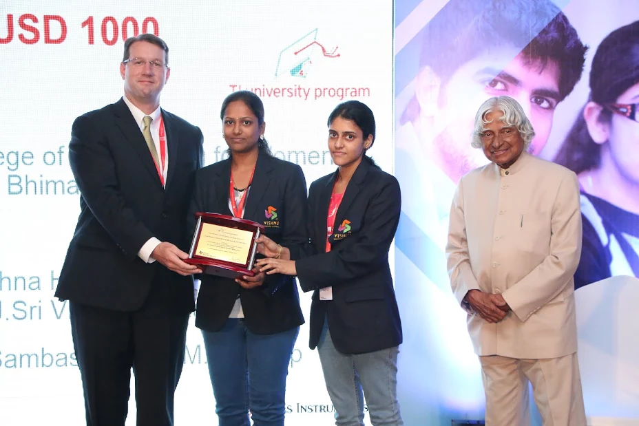 Best Women Team in India at Texas Instruments Innovation Challenge 2015